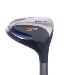Used Mizuno F-60 5 Fairway Wood / 18 Degrees / Pro Launch Blue Regular Flex -Clubs sales 25597d7fe896ef61304e389644b4d212