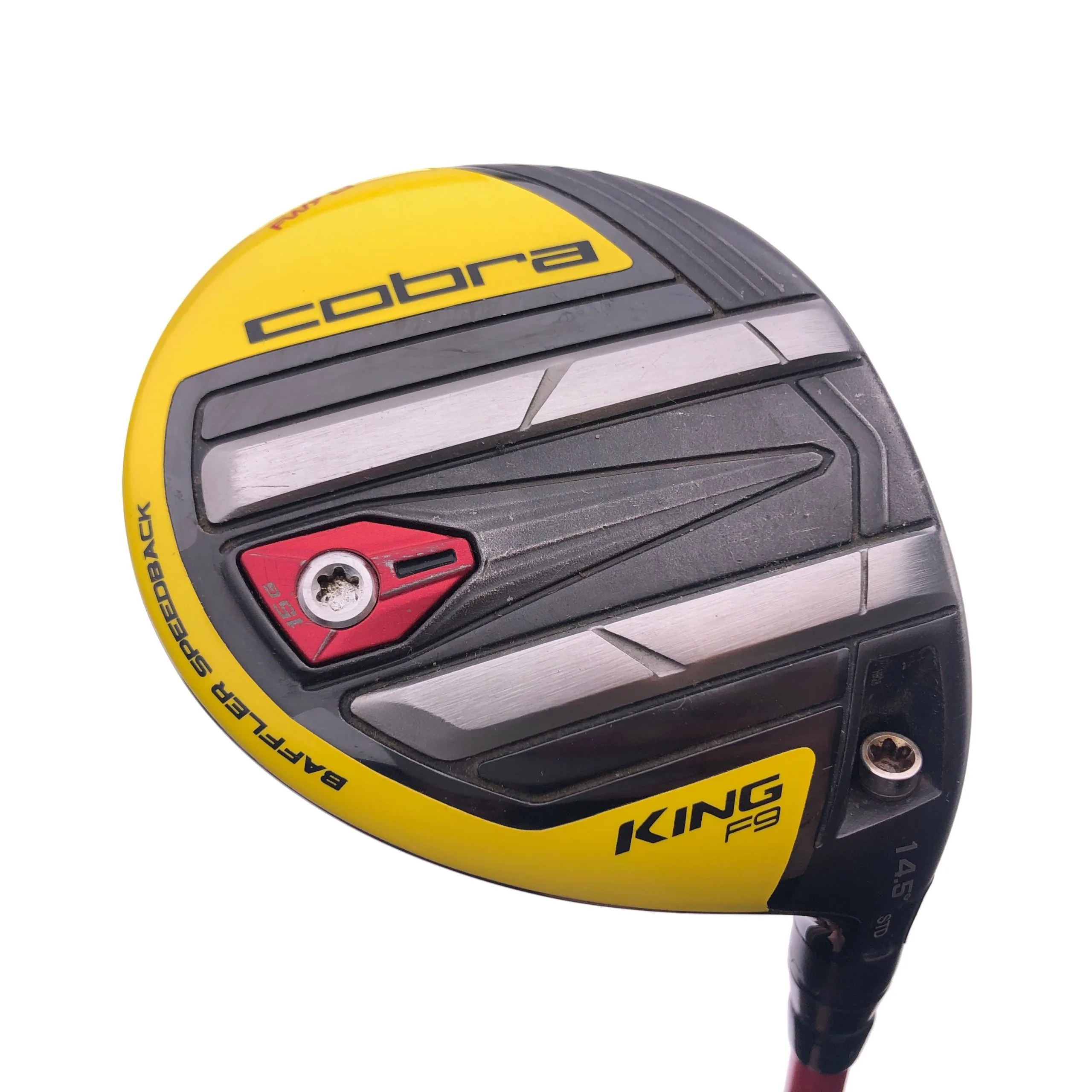 Used Cobra KING F9 Speedback 3 Fairway / 14.5 Degrees / Tour AD-DJ 7 Stiff Flex 4 Used Cobra KING F9 Speedback 3 Fairway / 14.5 Degrees / Tour AD-DJ 7 Stiff Flex - Image 2