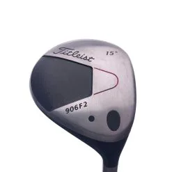 Used Titleist 906 F2 3 Fairway Wood / 15 Degrees / Aldila NV 75 Stiff Flex
