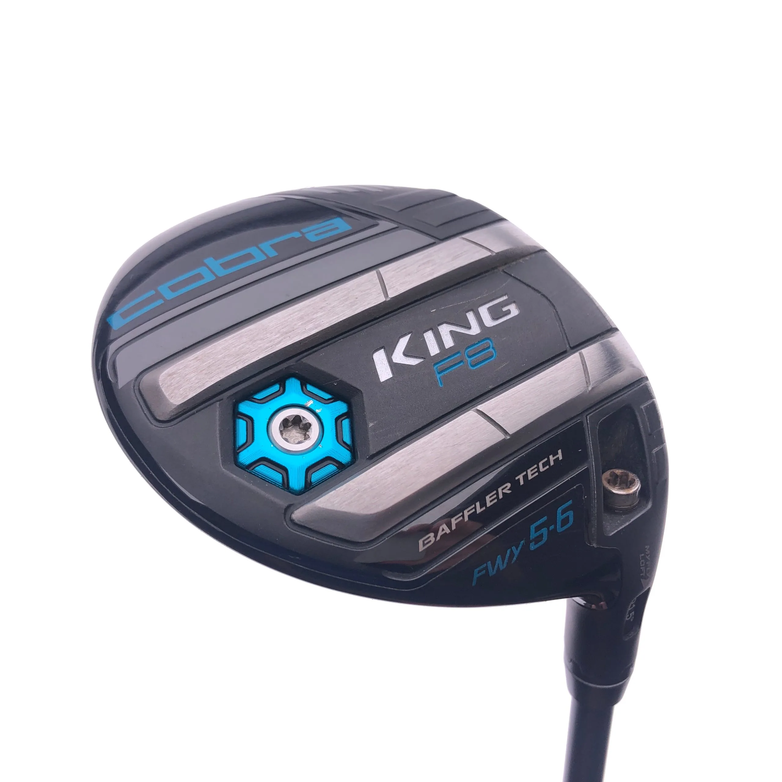 Used Cobra King F8 5 - 6 Fairway Wood / 18 Degrees / Aldila NV 55 Ladies Flex 4 Used Cobra King F8 5 - 6 Fairway Wood / 18 Degrees / Aldila NV 55 Ladies Flex - Image 2