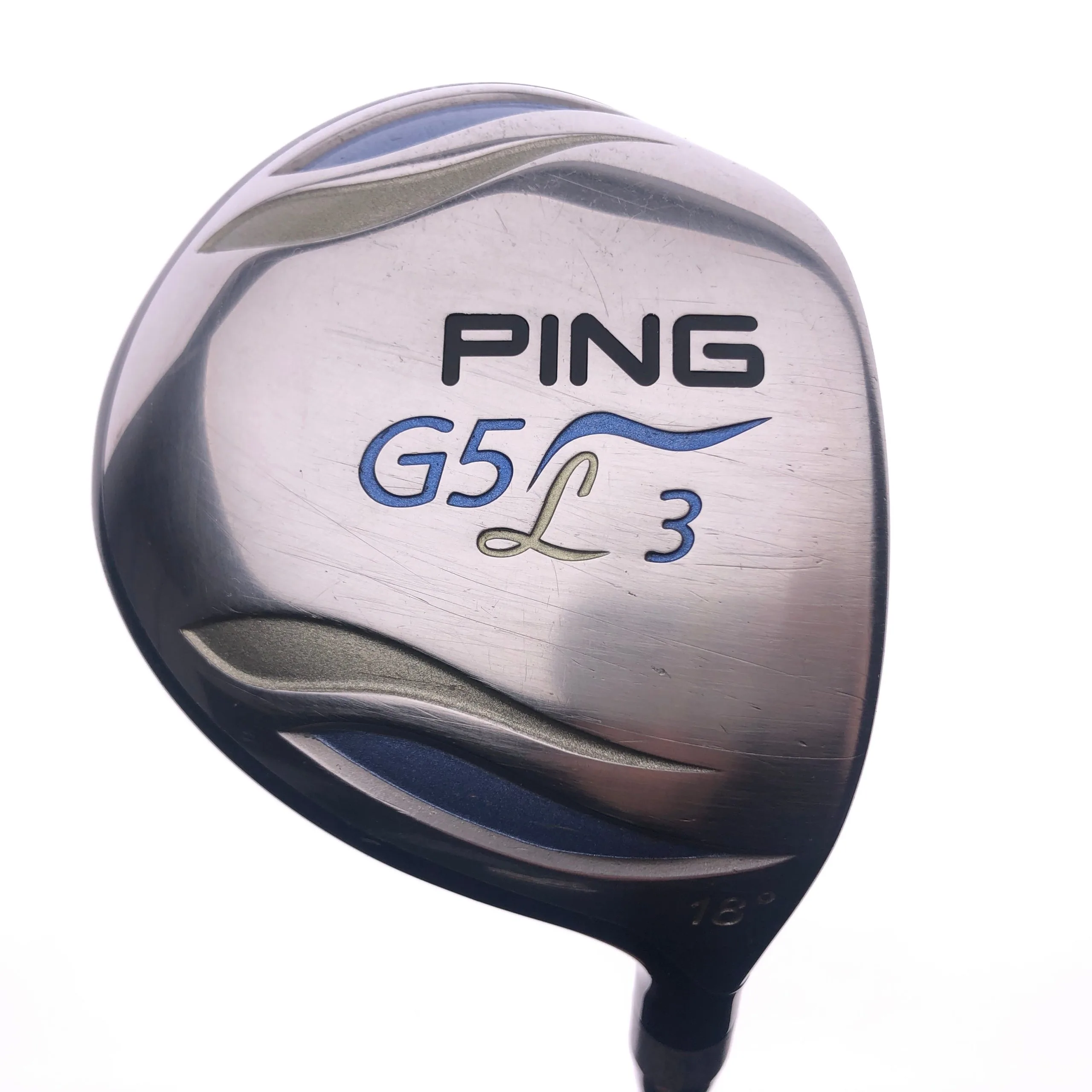 Used Ping G5 Ladies 3 Fairway Wood / 18 Degrees / Ping ULT Ladies Flex 3 Used Ping G5 Ladies 3 Fairway Wood / 18 Degrees / Ping ULT Ladies Flex