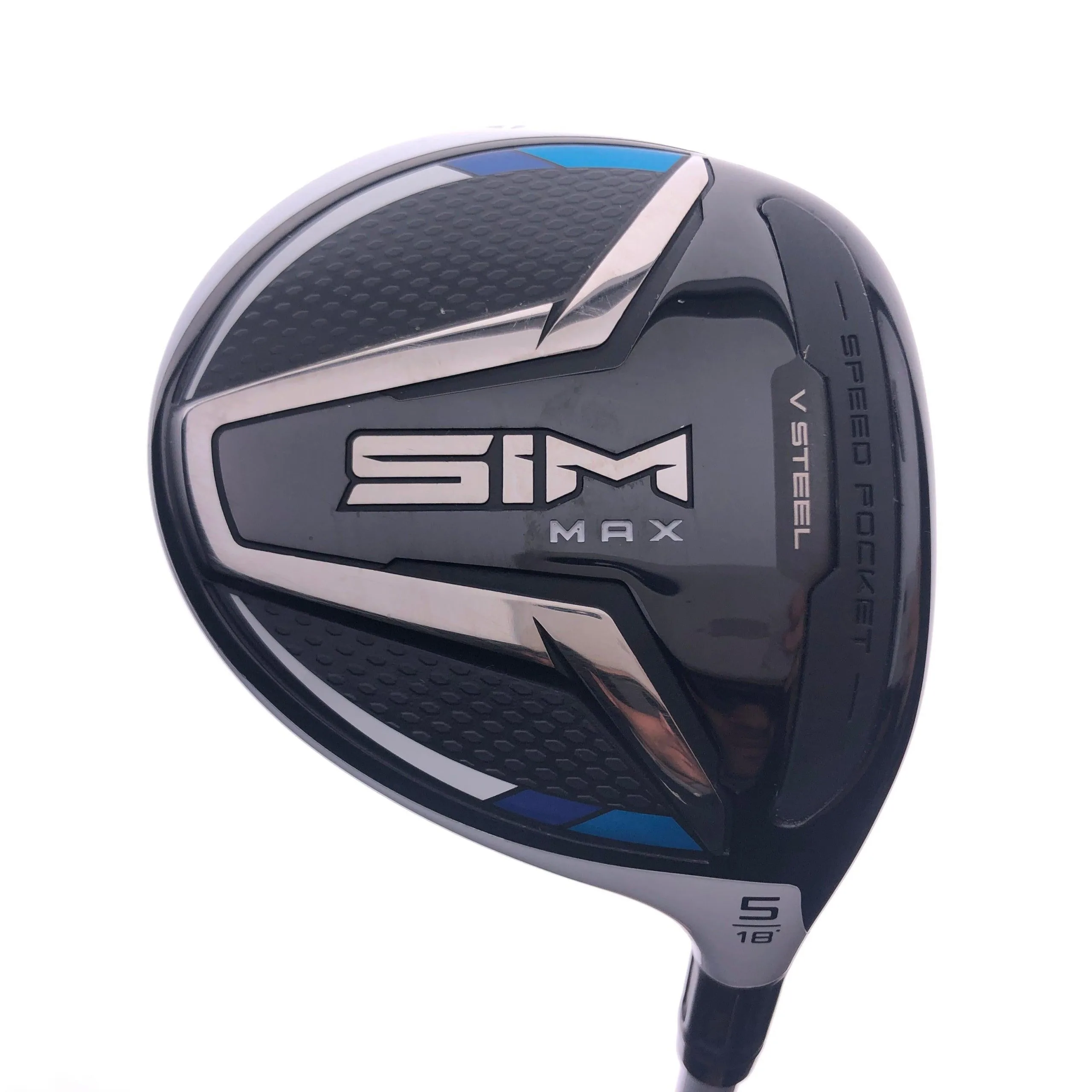 Used TaylorMade SIM Max 5 Fairway Wood / 18 Degrees / Aldila NV 45 Ladies Flex 3 Used TaylorMade SIM Max 5 Fairway Wood / 18 Degrees / Aldila NV 45 Ladies Flex