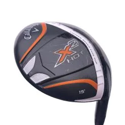 Used Callaway X2 Hot Pro 3 Wood / 15 Degrees / Grafalloy ProLaunch Red 75 X-Flex -Clubs sales e95b3eea1f66fe804795b53643421e26